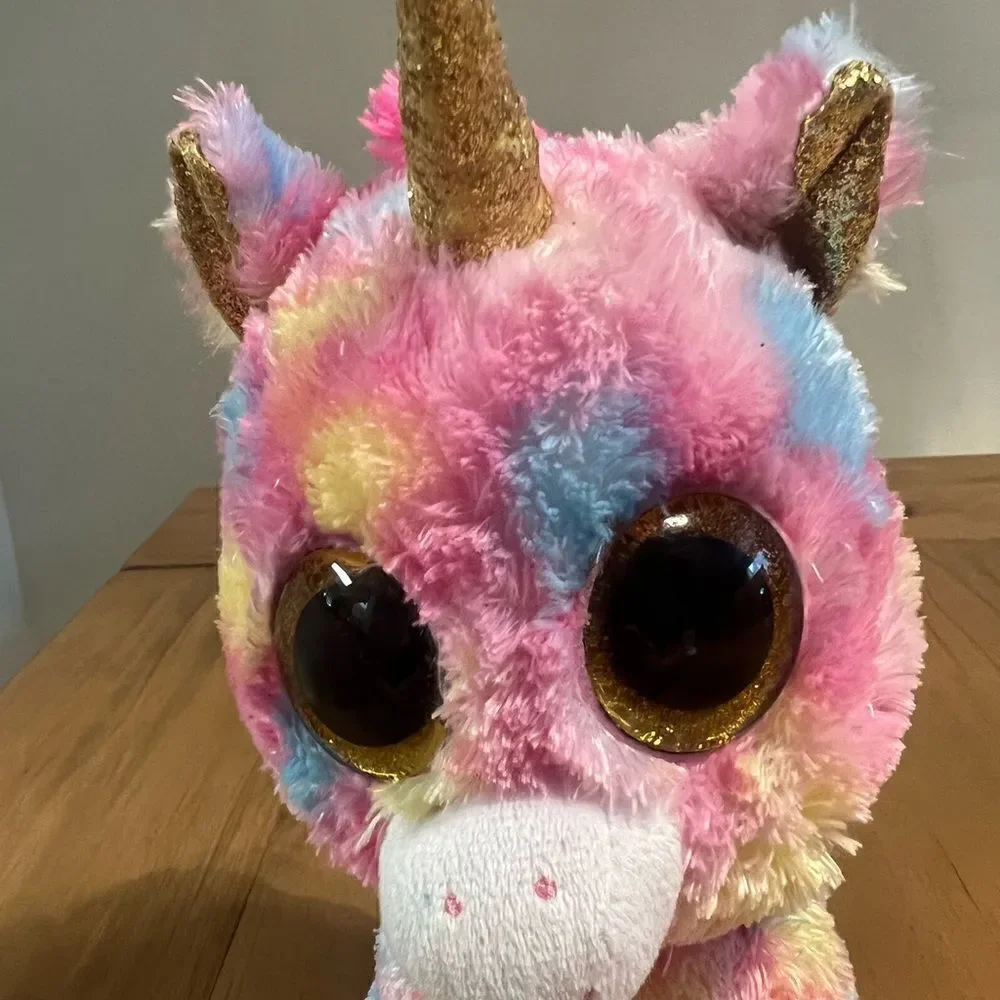 Ty Beanie Boos Fantasia - Multicolor Unicorn reg 8.5”